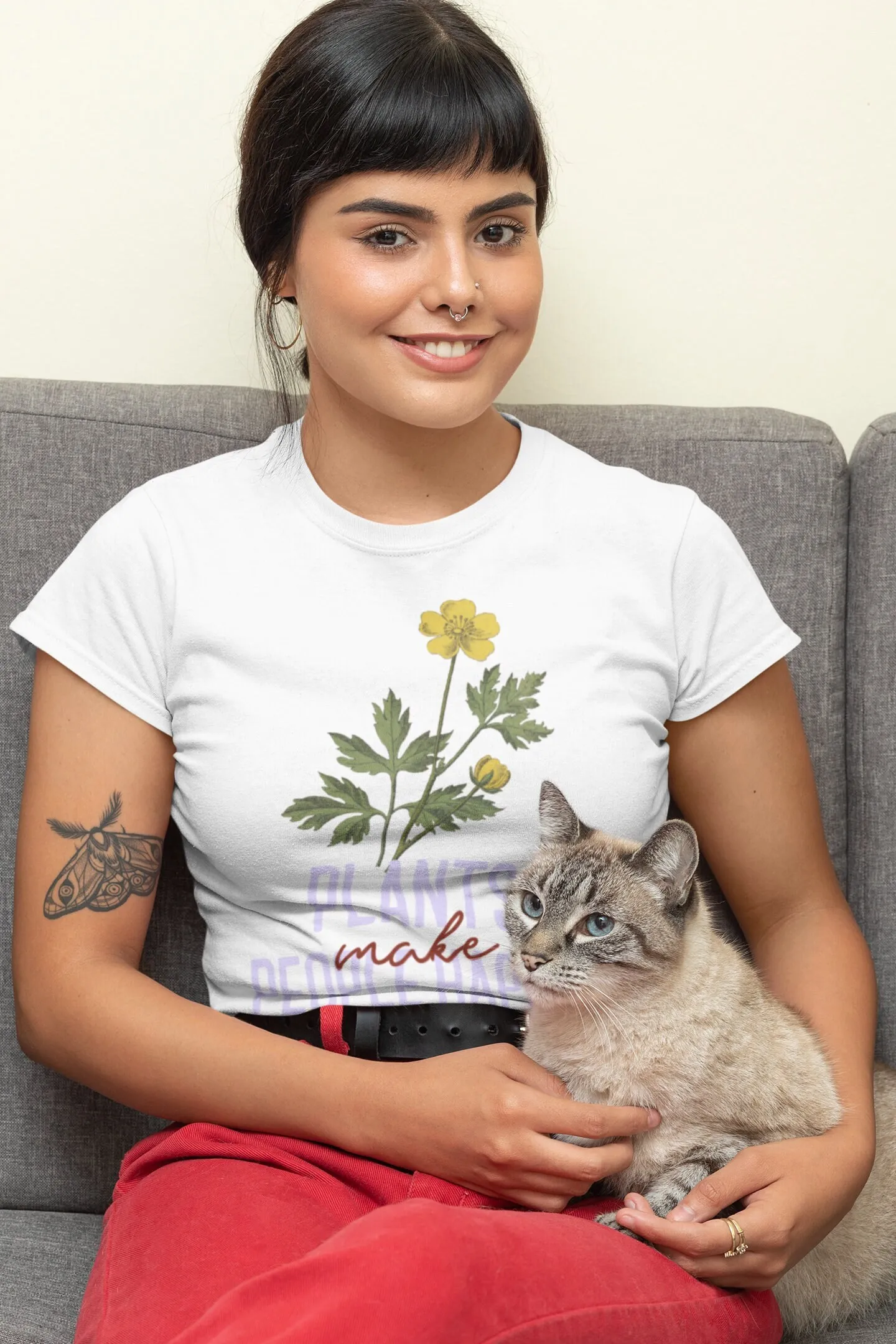 Plants Make People Happy Inspi - огляд і ціна Plant Parent Shirt